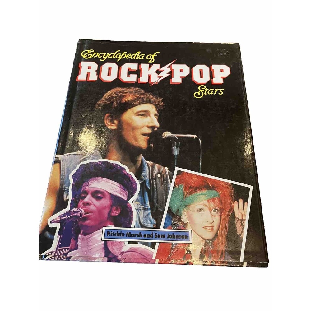 Encyclopedia of Rock/Pop Stars By Ritchie Marsh And Sam Johnson Hard Cover 1985
